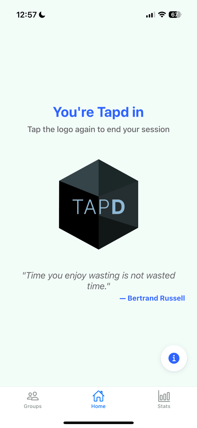 Tap Out Feature